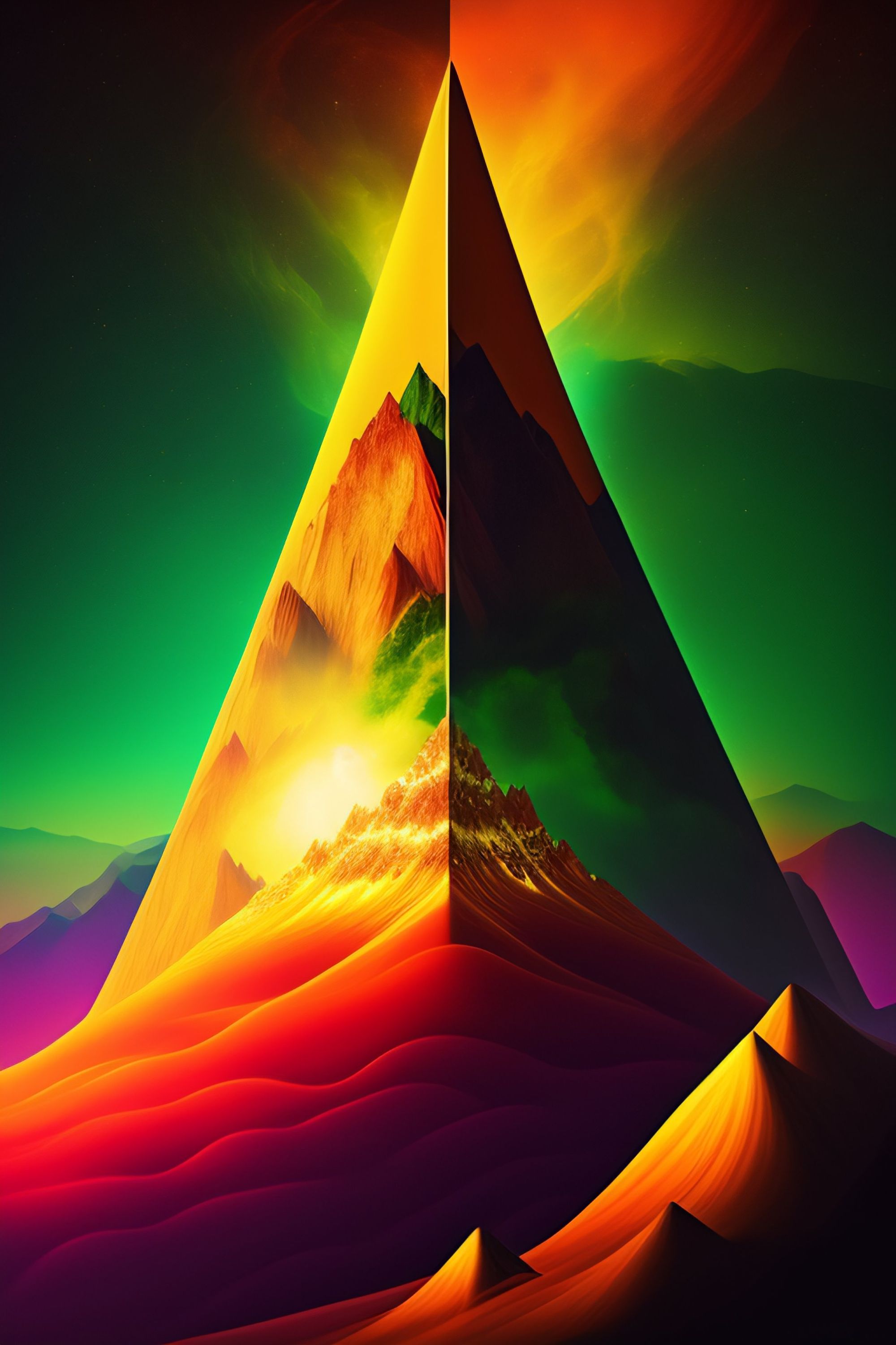 Illuminati meme and symbol visual